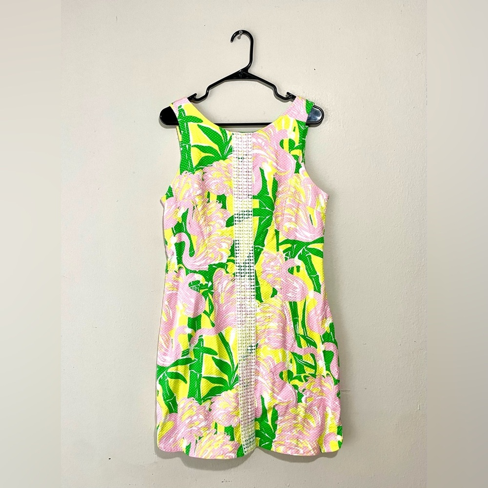 Lilly Pulitzer For Target 20th Anniversary Women's Fan Dance Shift Dress Sz‎ 14 - Picture 3 of 9
